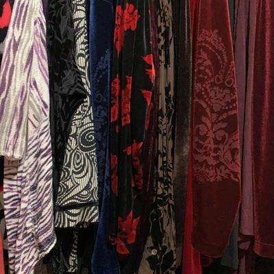 Women’s 2X Clothes Includes Skirts, Pants, Cardigans- Mostly Velor