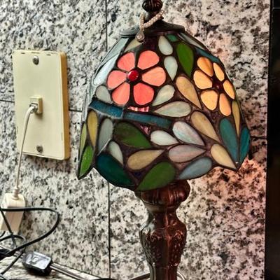 Small stained glass lamp