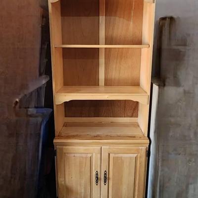 2 Piece Wood Cabinet 