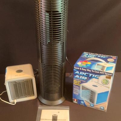 Cool And Clean Air! Arctic Air And Therapure Air Purifier Lot
