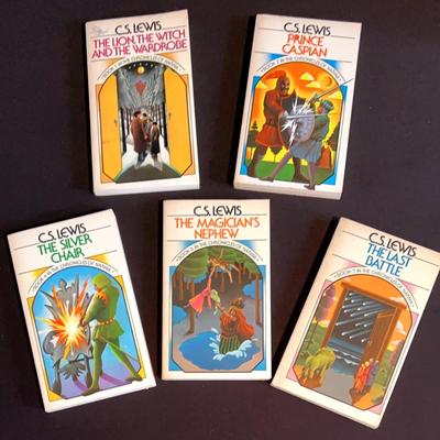 Collection Of Books From The Chronicles of Narnia Series By C. S. Lewis