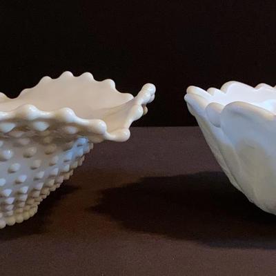 Vintage Milk Glass Bowls