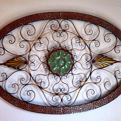 Large Metal, Copper colored - Wall Hanging/Art