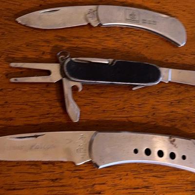 Knives Lot 4 - 3 total including a Silver Falcon