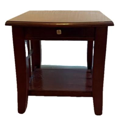 Wooden One-Drawer Night Stand