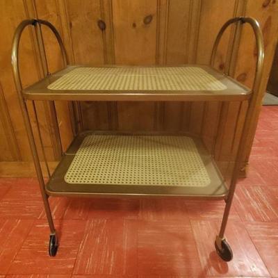 Vintage Folding Bar Cart