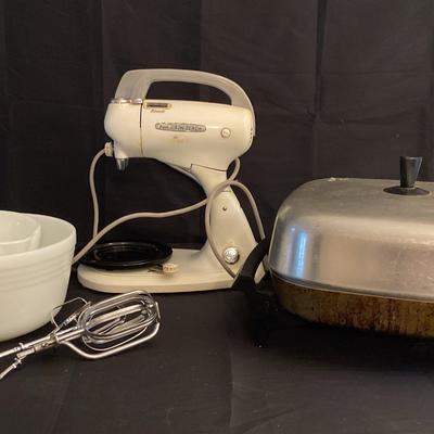 Hamilton Beach Electric Mixer & Hoover Electric Frying Pan