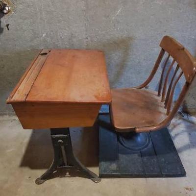 Antique Childs Desk and Chair