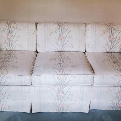 Nice Upholstered Floral Sofa