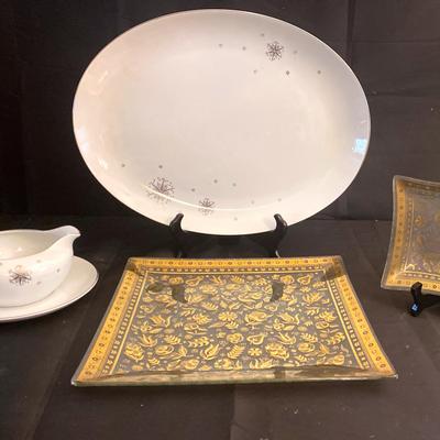 Decorative Platters & Gravy Boat