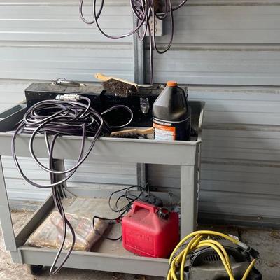 Garage Starter Cart W/ Air Compressor 