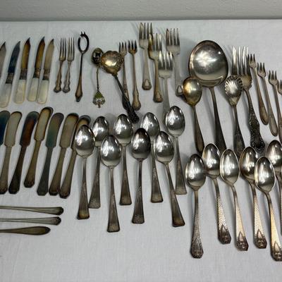 Silver Plate Silverware Pieces