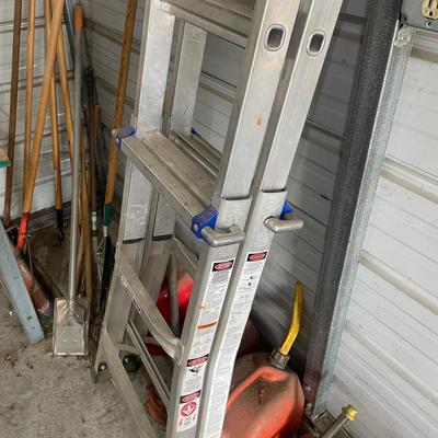 Yard Tools, Ladders, Gas Cans 