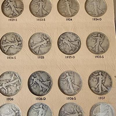 Walking Liberty Full Half Dollar Collection Book