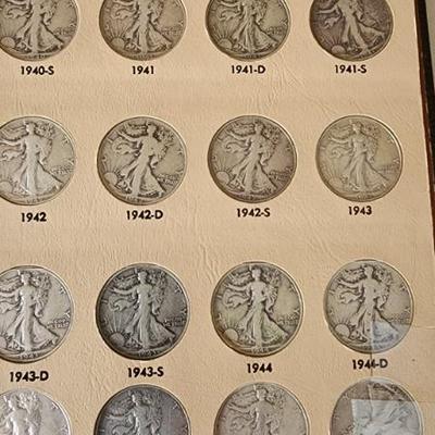 Walking Liberty Full Half Dollar Collection Book