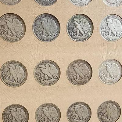 Walking Liberty Full Half Dollar Collection Book