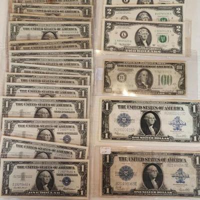 Silver Certificates and MORE Currency