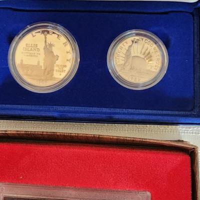 Eisenhower Silver Dollars and Liberty Silver Dollar Coin Sets
