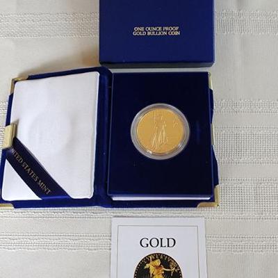 1986 $50 Proof Gold Eagle 