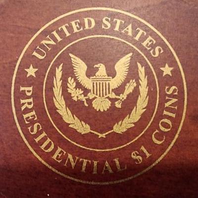 Presidential One Dollar Coin Collection with Presentation Box