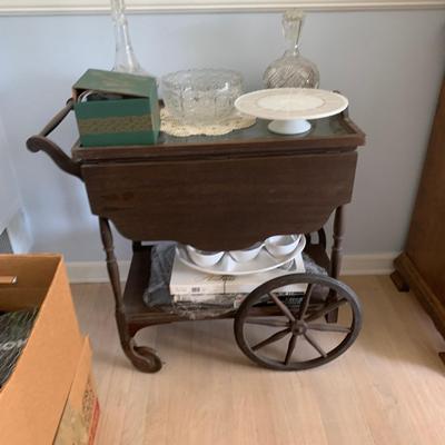 Vintage bar cart. Passed down from generations. 