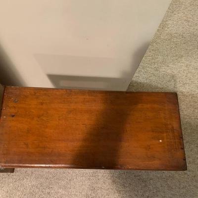 Small Wood table 22w 25 tall