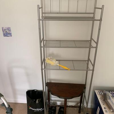 Metal shelves 65h23w10d