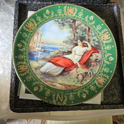 L imperator Josephine Plate Limoges, Pao Chai plate w box, 