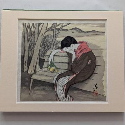 KFE017 - Woodblock Print By Takehisa Yumeji