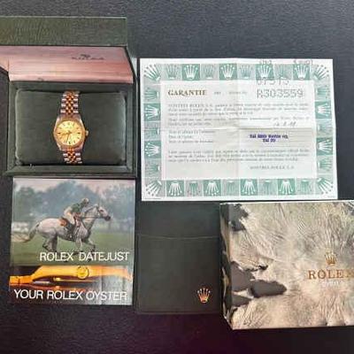 KFE001 - Rolex Oyster Watch with Certificate of Authenticity