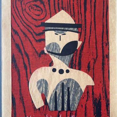 KFE040-Kiyoshi Saito Wood Block Print