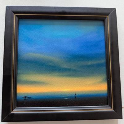 KFE021 - Framed Limited Print of Ocean and Sky #264/395 Signed by Artist