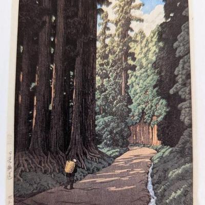 KFE004 - Woodblock Print By Hasui Kawase “Nikko Highway”