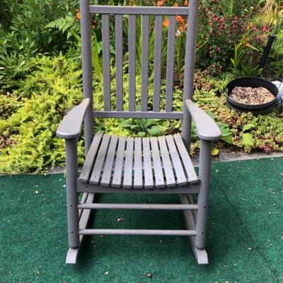 Pollywood Outdoor Tall Back Rocking Chair