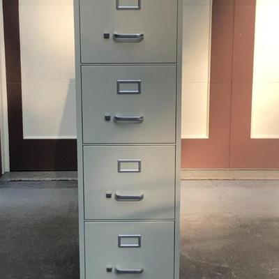 Four-Drawer Metal Filing Cabinet – Vertical Office Staples Organizer	