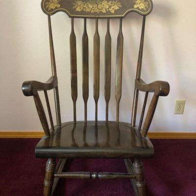 Wood Rocking Chair – Novoles-Straza, Yugoslavia