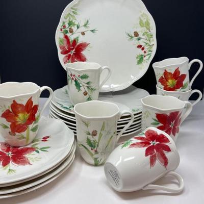 Lenox Winter Meadow Fine China – 23 Pieces with Botanical Motif