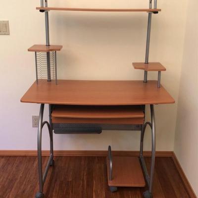Mobile Zillope Computer Workstation Desk – Wheeled Office Station