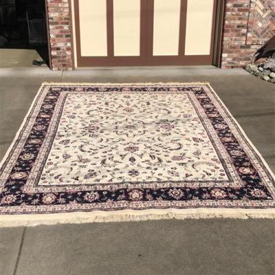 Oversized Area Rug – Neutral Tones with Textured Finish