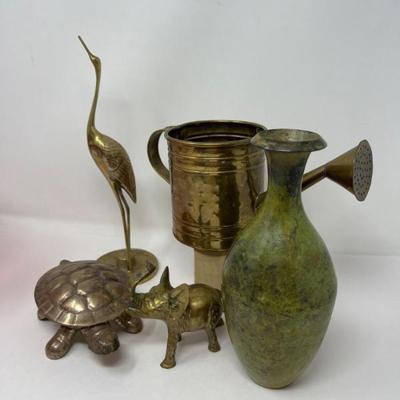 Collection of Brass Figures – Animals & Miniature Objects