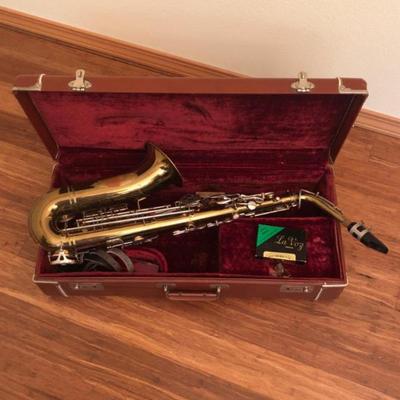 Old Kraftsman by Malerne of France - Brass Tenor Saxophone & Case