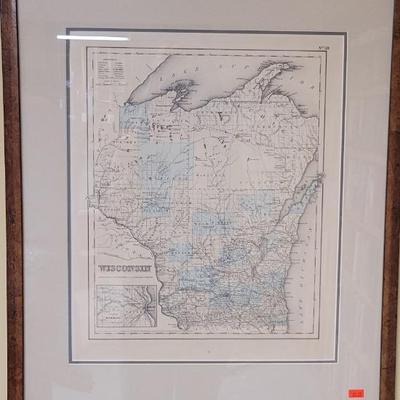 Sale Photo Thumbnail #130: Wisconsin Map
