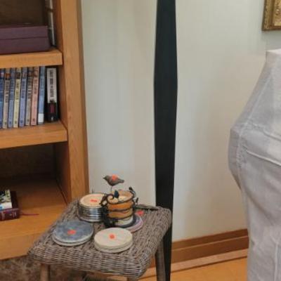 Floor lamp with Small Table