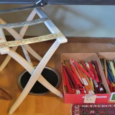 Sale Photo Thumbnail #76: Luggage Racks and Candles