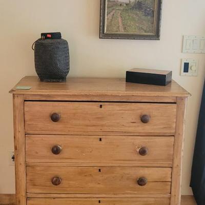 Sale Photo Thumbnail #100: Water Basket and Nice Antique Dresser