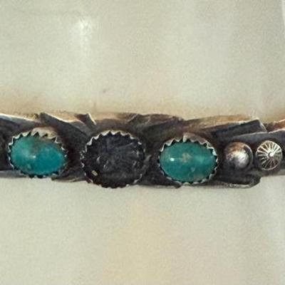 Mary Cayatineto Navajo Sterling Silver Cuff Bracelet (as Is) - Total Weight 24.5 Grams