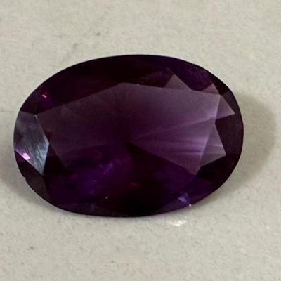 Large 28.2 Carat Purple Sapphire Faceted Loose Stone