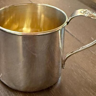 Lunt Sterling Silver Baby Cup - 575M - Total Weight - 56 Grams