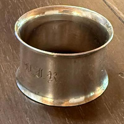 Antique Stering Silver Napkin Ring - 38 Grams
