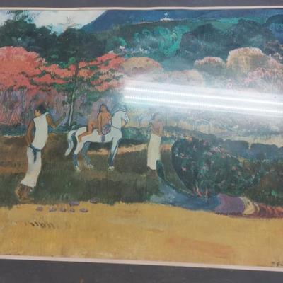Framed Paul Gauguin Poster